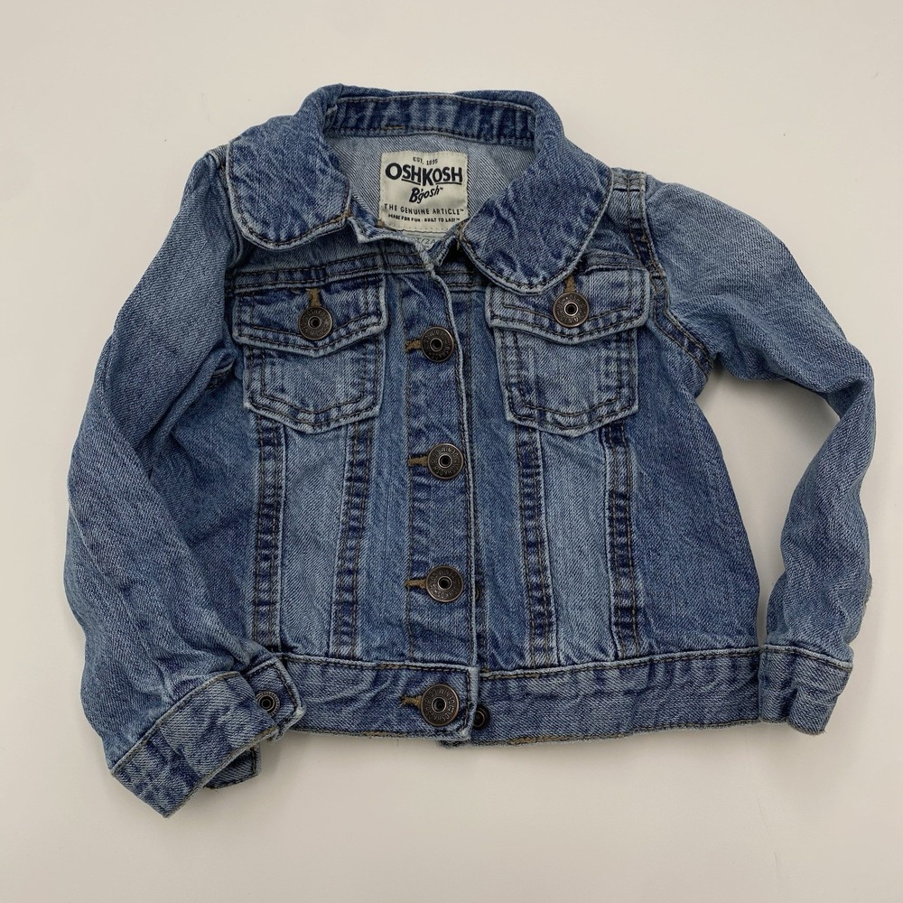 Oshkosh B'Gosh Toddler Girl Jean Jacket Medium Wash 2T